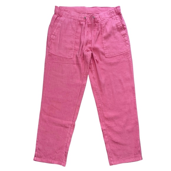 NWT pink Linen Pants size XL
